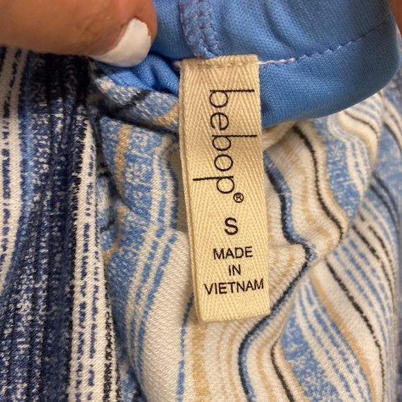 EUC blue strapless jumpsuit - Picture 6 of 6